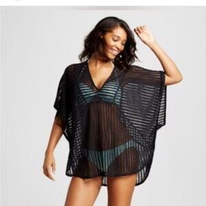 Xhilaration cover up top size small black
